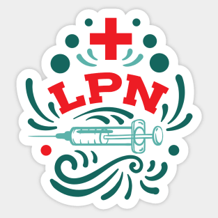 LPN Licensed Practical Nurse Sticker